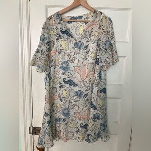 Loft floral dress new with tags